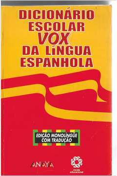 Dicionario Escolar Vox da Lingua Espanhola