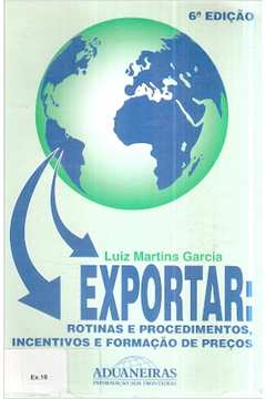 Exportar: Rotinas e Procedimentos, Incentivos e Formação de Preços