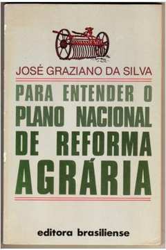 Livro: Para Entender O Plano Nacional De Reforma Agrária - José ...