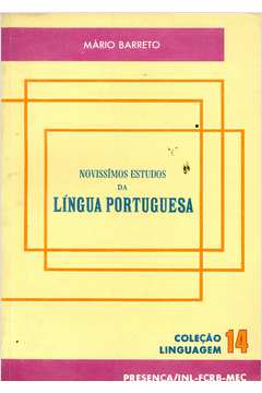 Novissímos Estudos da Língua Portuguesa