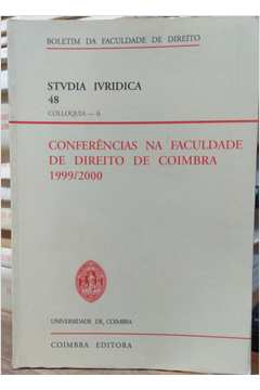 Conferências na Faculdade de Direito de Coimbra 1999/2000