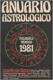 Anuario Astrologico Previsões Mensais 1981