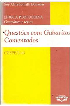 Língua Portuguesa - Grámatica e Textos Cespe/unb