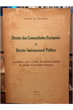 Direito das Comunidades Europeias e Direito Internacional Público
