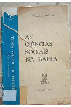 As Ciências Sociais na Bahia