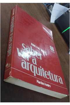 Livro: Saber Ver A Arquitetura - Bruno Zevi | Estante Virtual