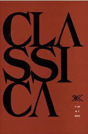 Clássica: Revista Brasileira de Estudos Clássicos Volume 20 Número 1