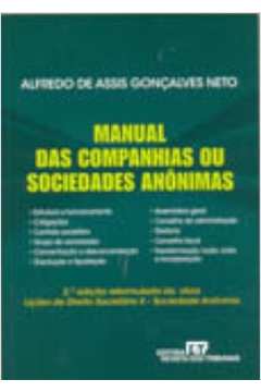 Manual das Companhias Ou Sociedades Anônimas