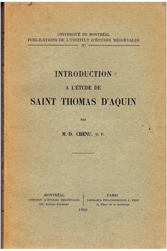 Introduction à Létude de Saint Thomas Daquin