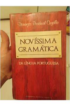 Livro: Novíssima Gramática Da Língua Portuguesa - Domingos Paschoal ...