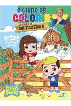 O Livro de Colorir Luccas e Gi na Fazenda