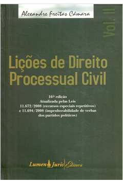 Lições de Direito Processual Civil Vol. 2
