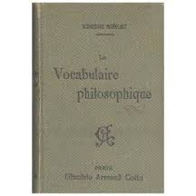 Le Vocabulaire Philosophique