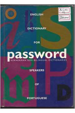 Password: English Dictionary For Speakers of Portuguese