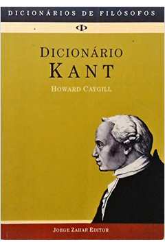 Dicionário Kant - Dicionários de Filósofos