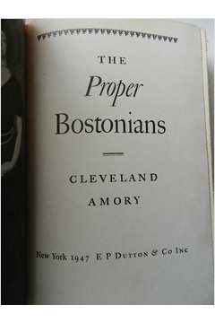 The Proper Bostonians