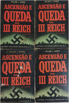 Ascensão e Queda do III Reich - 4 Volumes