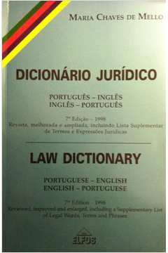 Dicionario Juridico Portugues-ingles - Ingles-portugues