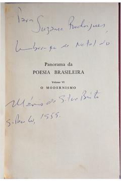 Panorama da Poesia Brasileira Vol VI o Modernismo