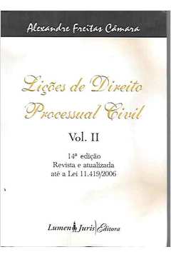 Lições de Direito Processual Civil - Vol. 2