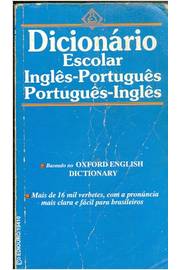 Dicionário Escolar Inglês-português Português-inglês