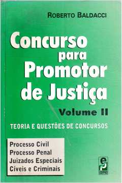 Concurso para Promotor de Justiça Vol. 2