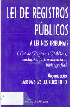Lei de Registros Públicos - a Lei nos Tribunais