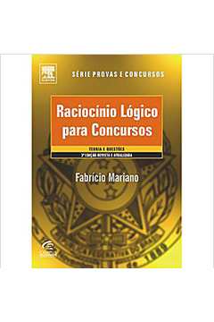 Livro: Raciocinio Logico Para Concursos - Fabricio Mariano | Estante ...