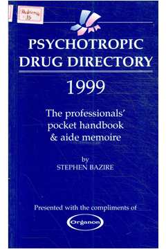 Psychotropic Drug Directory 1999