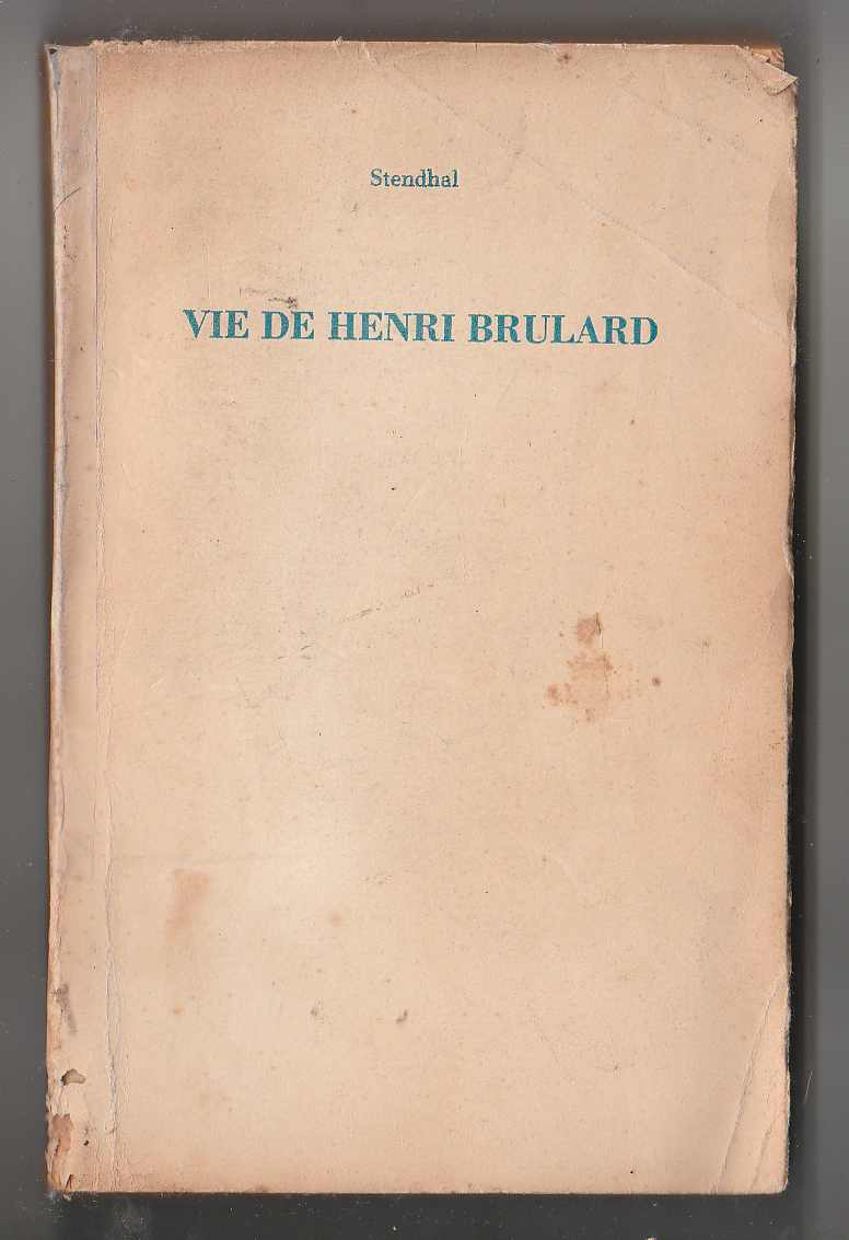Vie de Henri Brulard