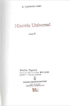 História Universal Vol. 2