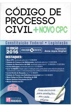 Código de Processo Civil + Novo Cpc