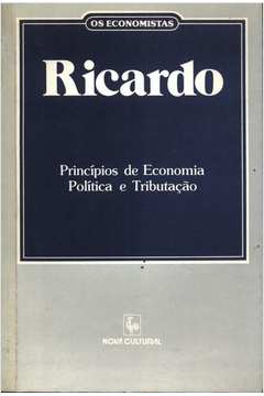 Ricardo - Princípios de Economia Política e Tributação