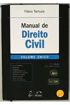 Manual de Direito Civil - Volume único.