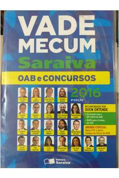 Vade Mecum Saraiva Oab e Concursos 2016