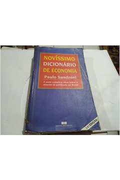 NOVÍSSIMO DICIONÁRIO DE ECONOMIA - UNESP