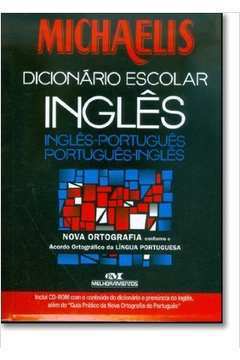 Livro - Dicionário Escolar - Inglês/ Português - Seminovo