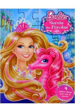 Livro Barbie - Sereia Das Perolas - Livro Quebra-Cabeca na