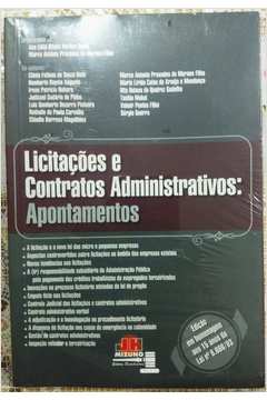 Licitações e Contratos Administrativos:apontamentos