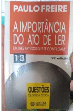 A importância do ato de ler