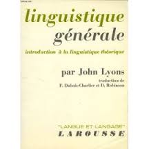 Linguistique Générale Introduction à La Linguistique Théorique