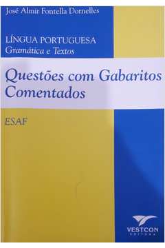 Língua Portuguesa - Gramática e Textos - Questões Com Gabaritos