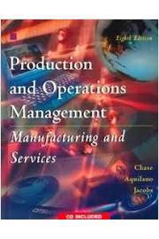 Production and Operations Management, Manufacturing and Services