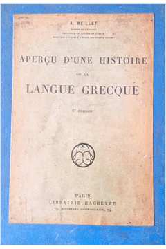 Aperçu Dune Histoire de La Langue Grecque