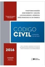 Código Civil e Legislação Civil Em Vigor - 34ª Edição