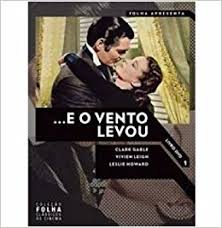 ...E o Vento Levou - Vol 1 de Clark Gable Vivien Leigh e Leslie Howard pela Folha de S. Paulo
