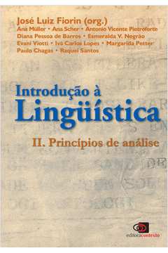 Introdução a Linguistica II Principios de Analise