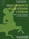 Arquivo Brasileiro de Medicina Veterinária e Zootecnia