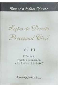 Lições de Direito Processual Civil 3 Volumes
