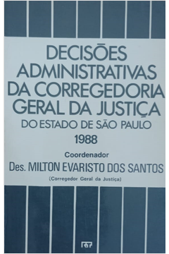 Decisões Administrativas da Corregedoria Geral da Justiça